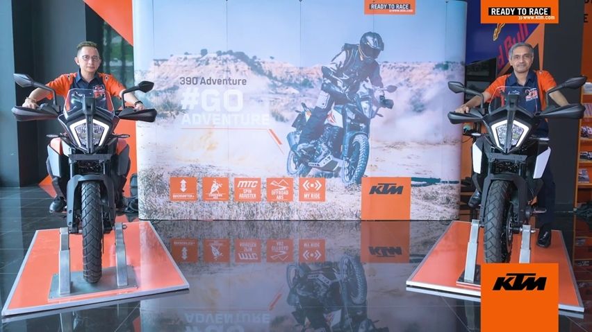 Launching KTM 390 Adventure