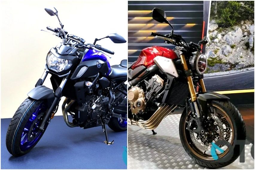 Membandingkan Tenaga Yamaha MT-07 vs Honda CB650R