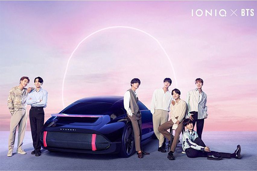 Hyundai, boy band BTS launch song for Ioniq brand
