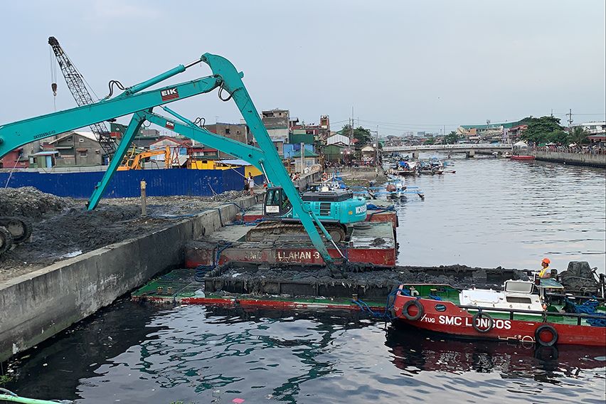 San Miguel clean-up of Pasig River part of P95-B expressway project