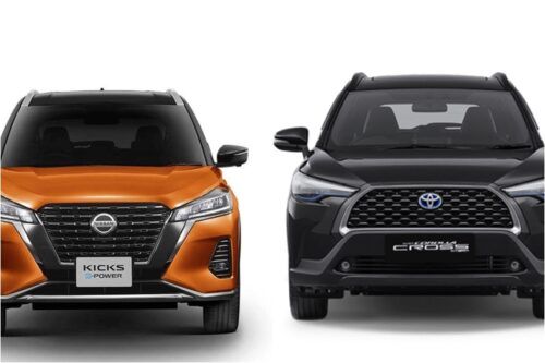 Adu Canggih Dua SUV Hybrid: Nissan Kicks e-Power vs Toyota Corolla Cross Hybrid