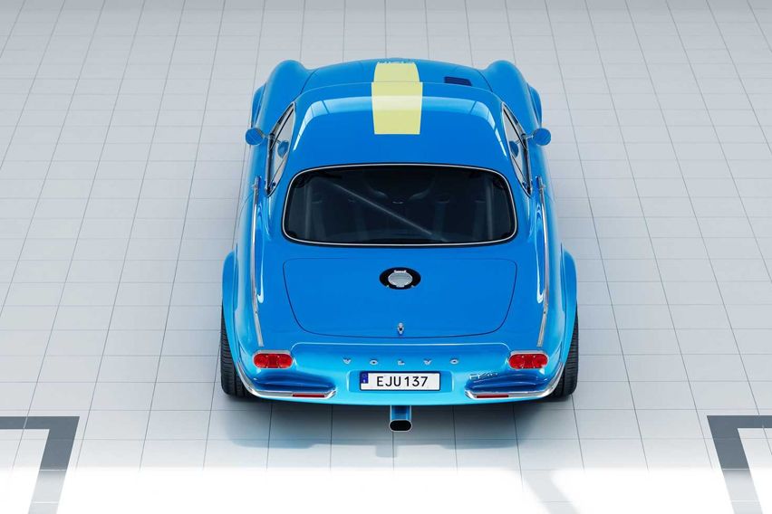 Volvo P1800 Cyan rear