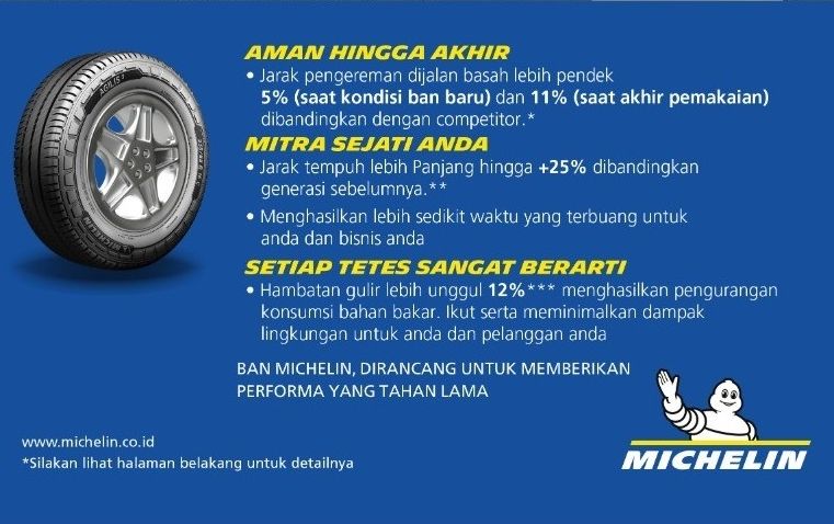 kelebihan ban michelin
