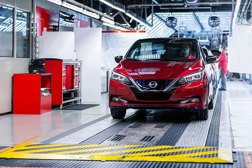 Nissan has made 500,000 Leaf units in 10 years