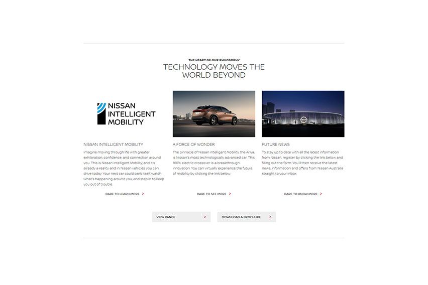 Nissan branding