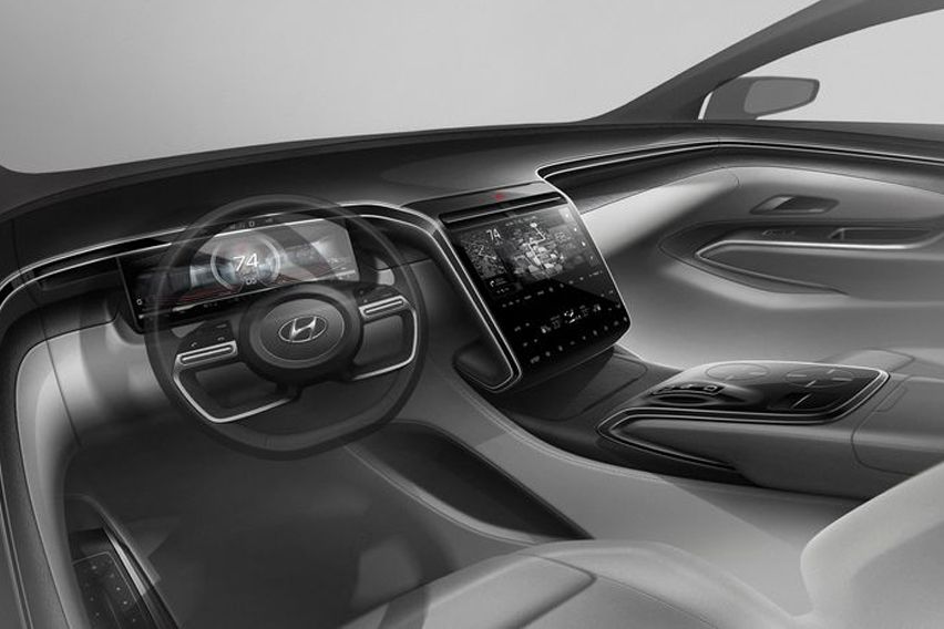 2022 Hyundai Tucson cabin