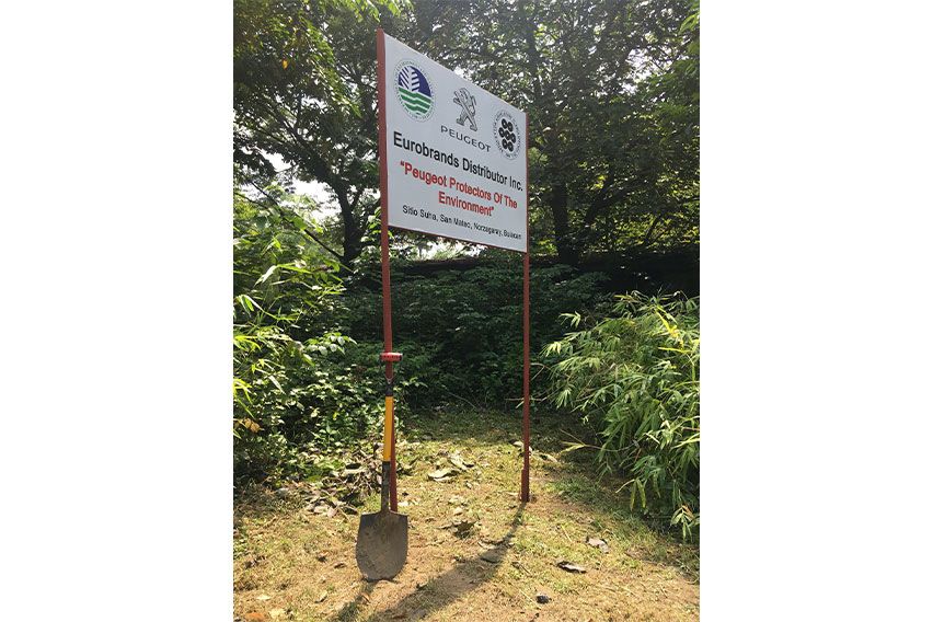 Peugeot tree planting