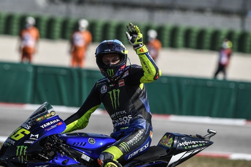 MotoGP: Kesalahan Kecil Gagalkan Rossi Cetak Podium ke-200