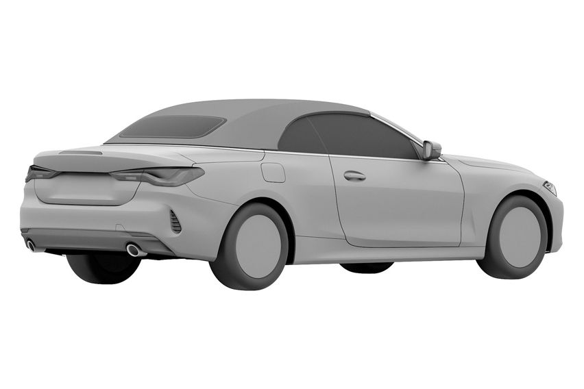 2021 BMW 4 series convertible rear