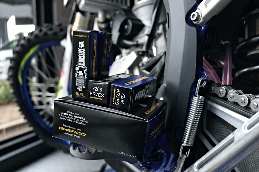 busi NGK untuk motor Sherco