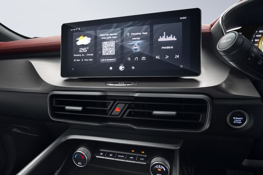 Proton X50 touchscreen display