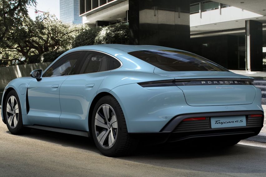 2020 Porsche Taycan rear
