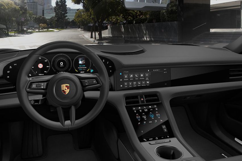 2020 Porsche Taycan interior