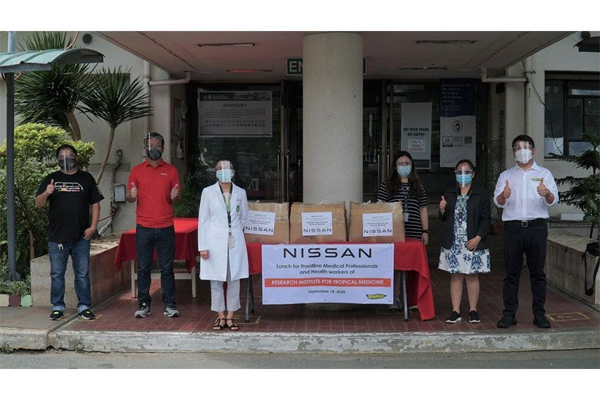 RITM frontliners given meals by Nissan PH