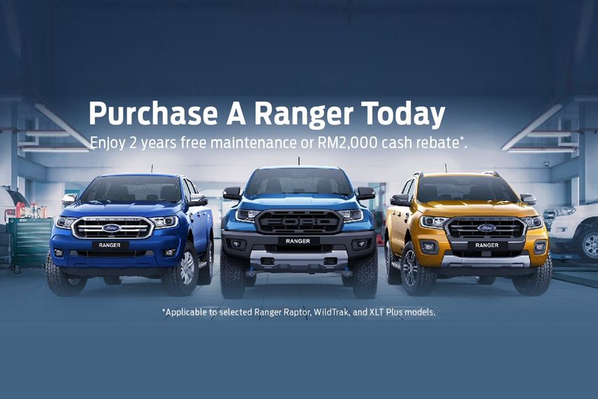 Ford offers free vehicle service and cash rebate on Ranger; launched the new XLT Plus Facelift