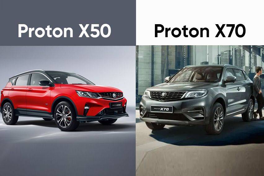 Proton X50 Vs Proton X70 Similarities And Differences Explained Zigwheels