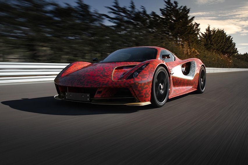 Lotus Evija electric hypercar gets 1,973hp in Track mode