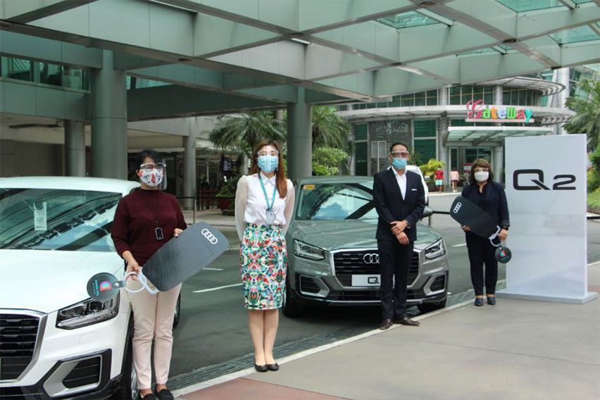 Audi PH, Araneta City turn over Q2 units to 'Audi-lightful Christmas' raffle winners