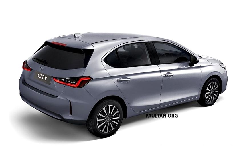 Honda city hatchback rendering