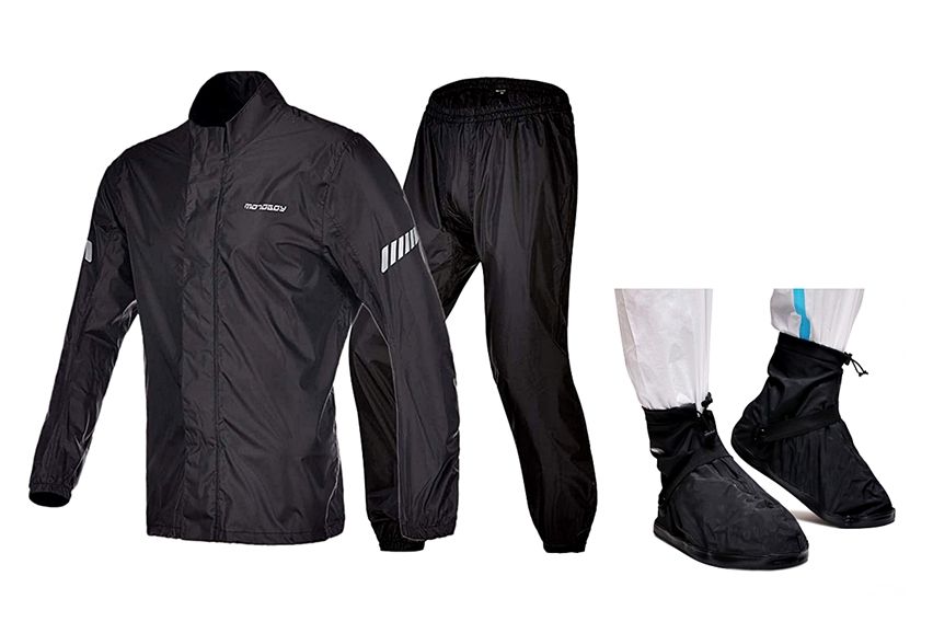 rain coat dan shoe cover