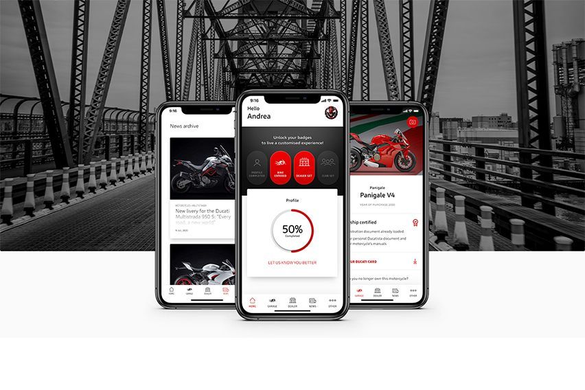 Ducati launched the ‘MyDucati’ mobile app