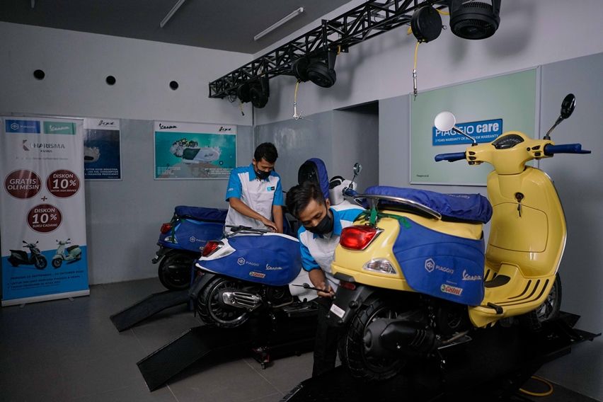 diler bengkel Piaggio Vespa Kudus