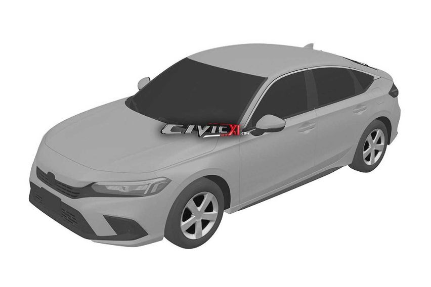 2022 Honda Civic sedan and hatchback leaked in patent images 