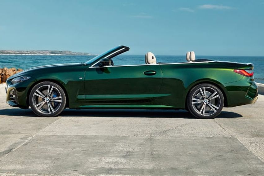 2021 BMW 4 Series Convertible side