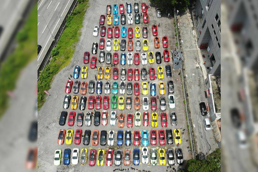 Ford Mustang gathering in Malaysia, sets a new record 