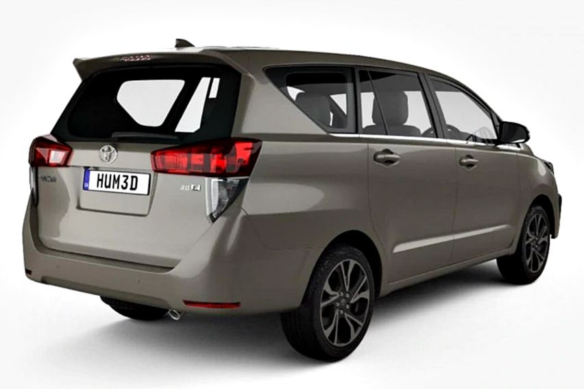 rendering Toyota Innova facelift