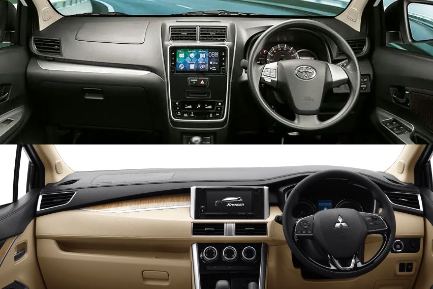 Toyota Avanza and Mitsubishi Xpander Cabin
