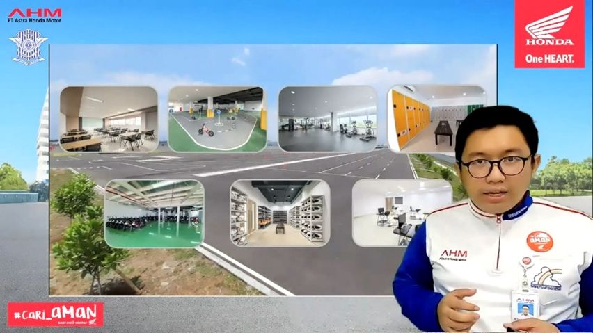 AHM edukasi safety riding daring