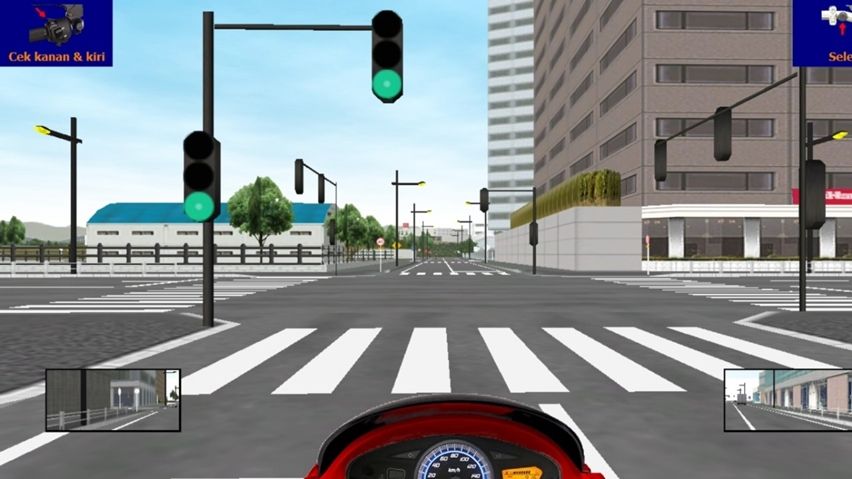 Simulator safety riding