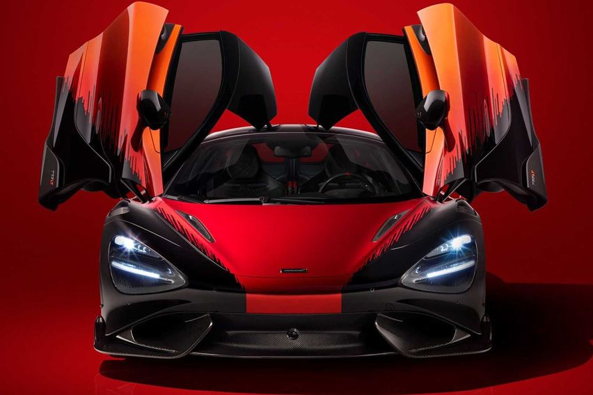 McLaren 765LT Strata Theme front