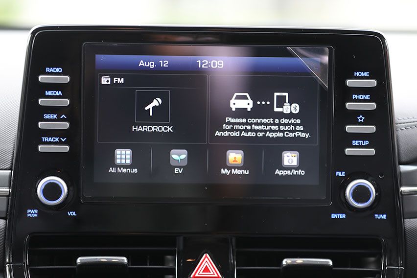Hyundai Ioniq Electric head unit