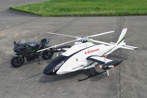Mesin Supercharger 1000 cc Kawasaki Ninja H2R Bisa Terbangkan Helikopter