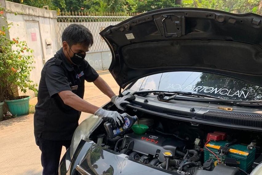 servis ganti oli di rumah Mobil Lubricants