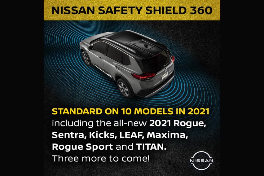 Nissan Safety Shield 360 suite to be standard on 10 models in the US