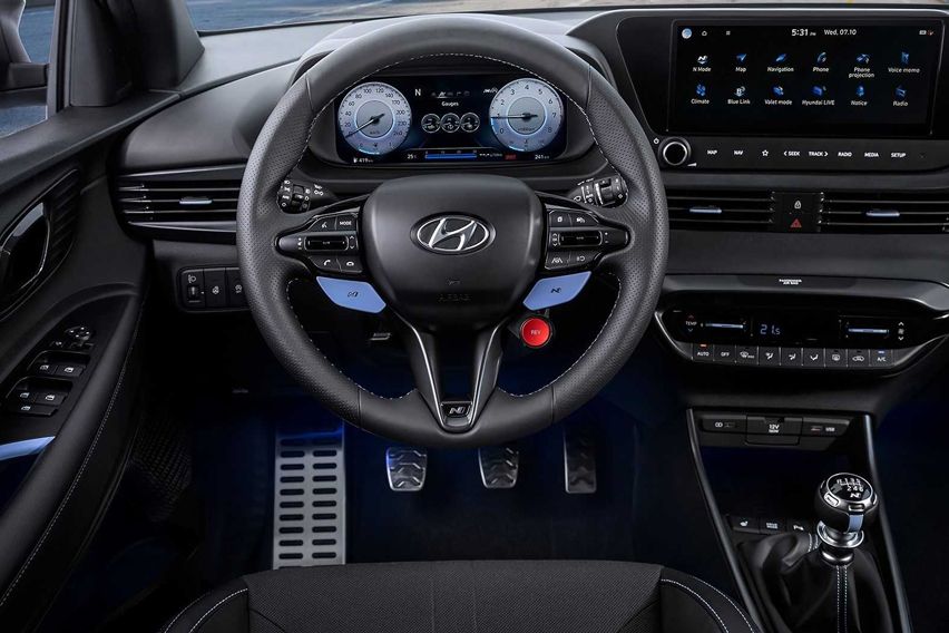 2021 Hyundai i20 N cabin