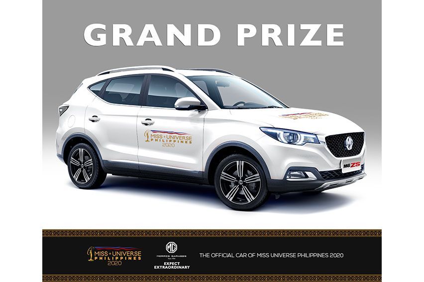 An MG ZS Alpha will go to the Miss Universe PH 2020 winner