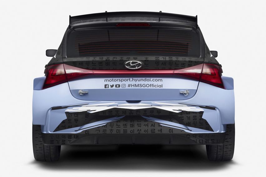 Hyundai i20 N Rally 2 rear profile