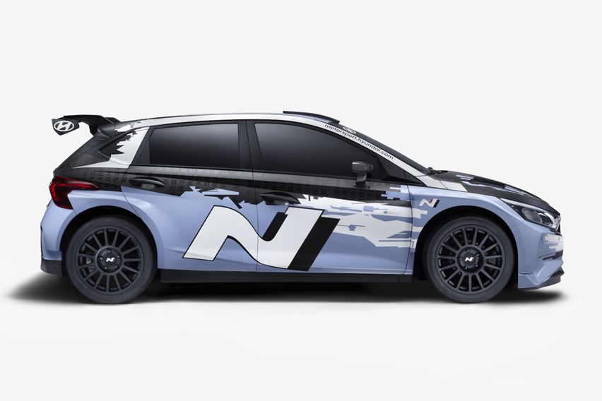 Hyundai i20 N Rally 2 side profile