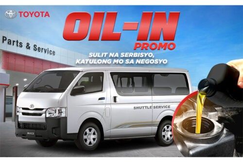 Oil's well for Hiace Commuter owners as Toyota PH offers 'Oil-In' promo