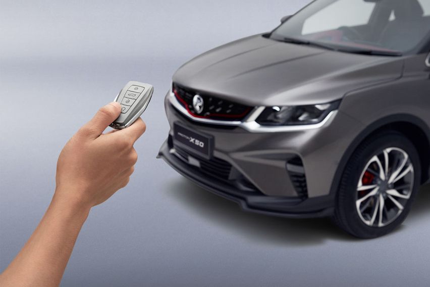 Proton X50 features: engine remote start