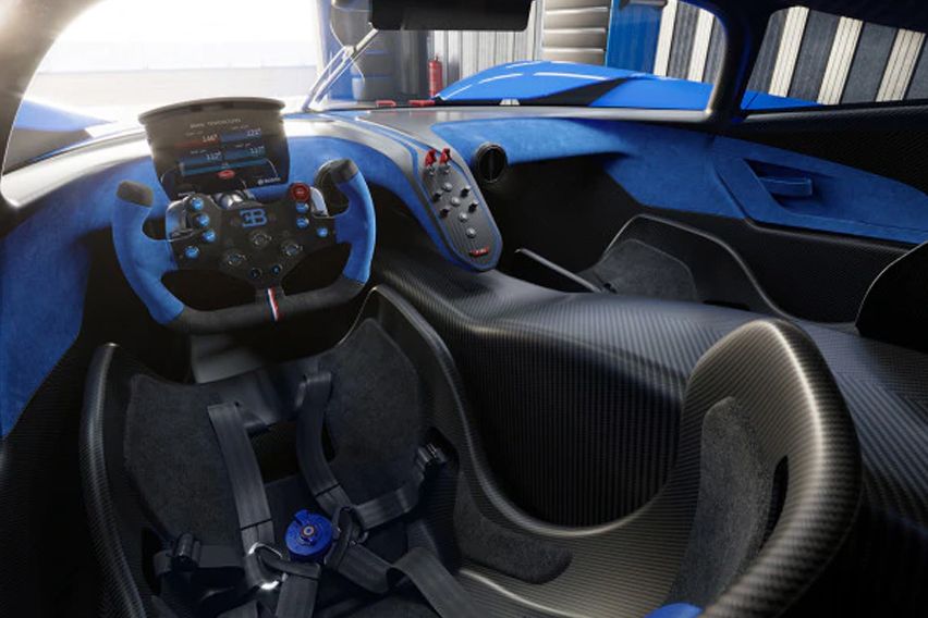 Bugatti Bolide cabin
