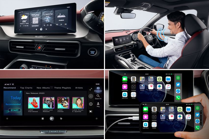 Proton X50 connectivuty features