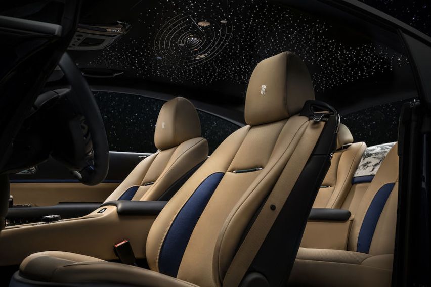 Rolls Royce Wraith seats