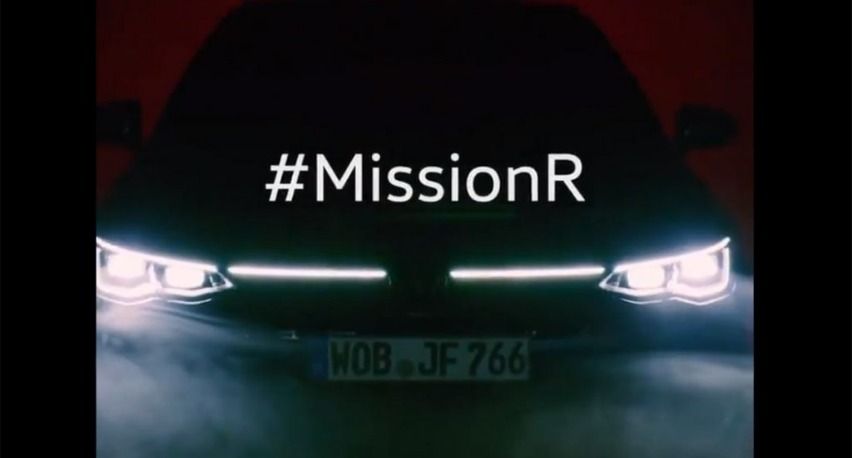 VW Golf R Mk8 teaser