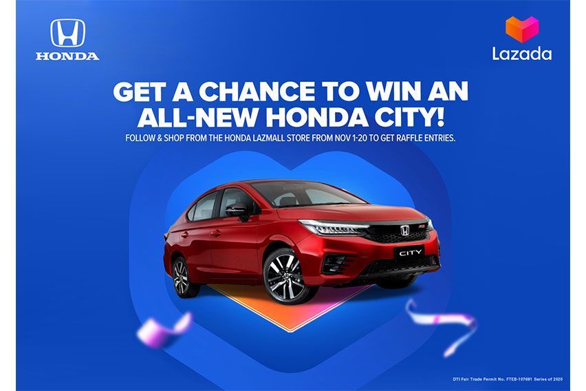 Honda Cars PH opens LazMall flagship store; all-new City up for grabs in '11.11' event