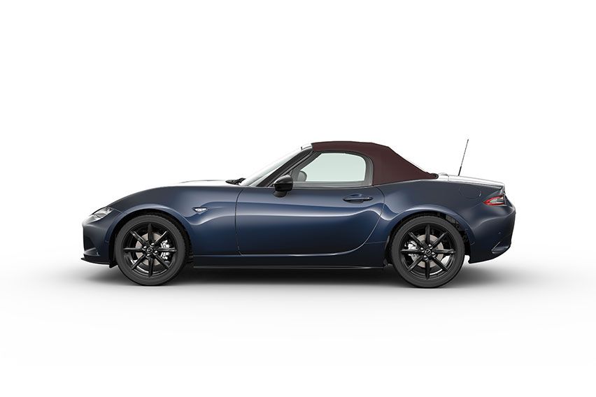 Mazda MX-5 Deep-Crystal-Blue-Mica-w-Dark-Cherry-side